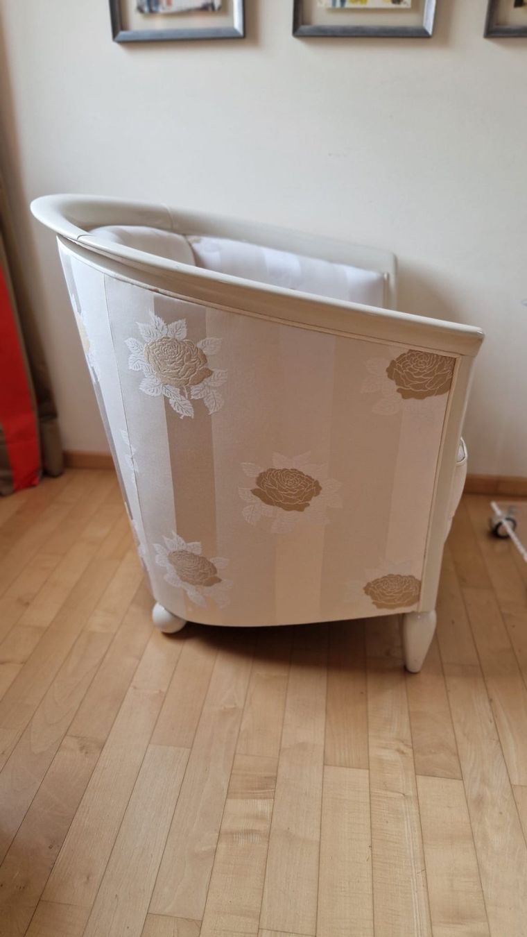 Poltrone: Designer Sessel, aus Lack und Stoff – Usato da Kreuzlingen venduto da stella109 4