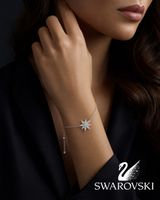 SWAROVSKI ARMBAND EDELWEISS SILBER FUNKELTRAUM