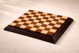 Luxury 21” Chess Board – Golden Rosewood & Maple