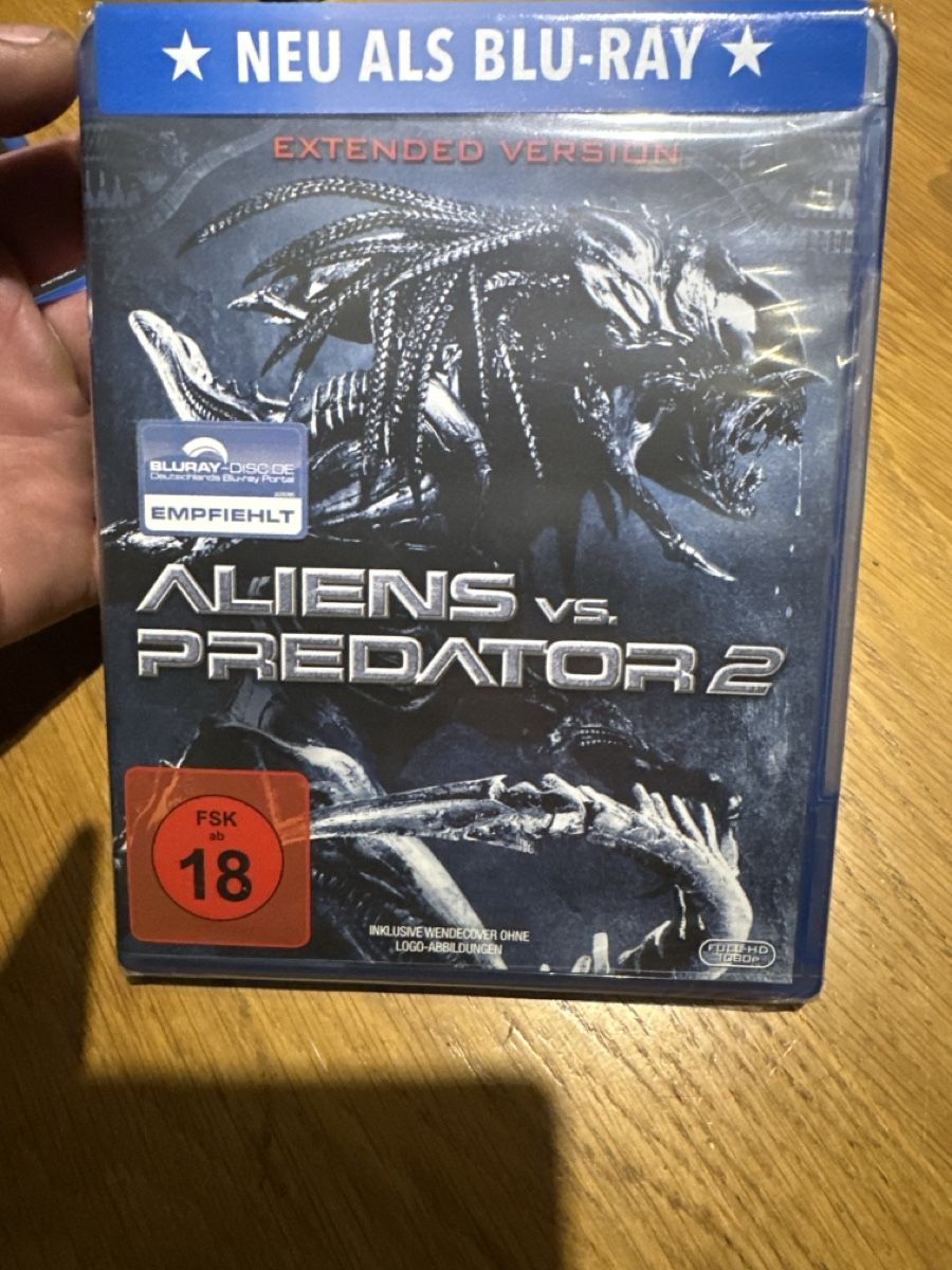 Tutti i DVDs: Alien vs Predator, Extended Version, Bluray ovp neu – Nuovo e nell'imballaggio originale da Benken ZH venduto da Audi-erich