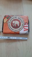K.. R) Upcycling Bag Portmonee Elefant Portemonnaie