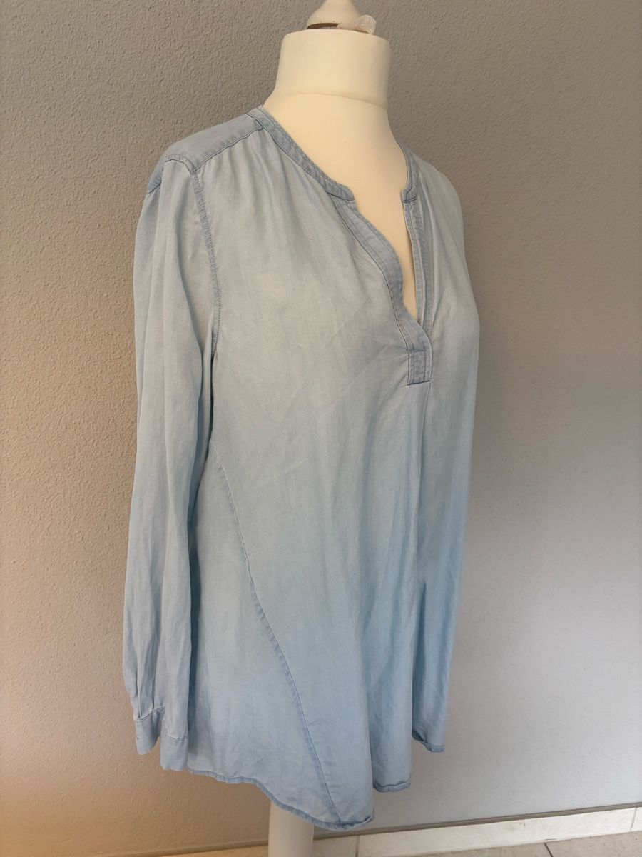 Lieblingsstück Tuniche: Lieblingsstueck Tunika Bluse Gr. 40 Hellblau Lyocell – Usato da Rothenburg venduto da Momo1302 2