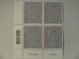 4er Block Postfrisch