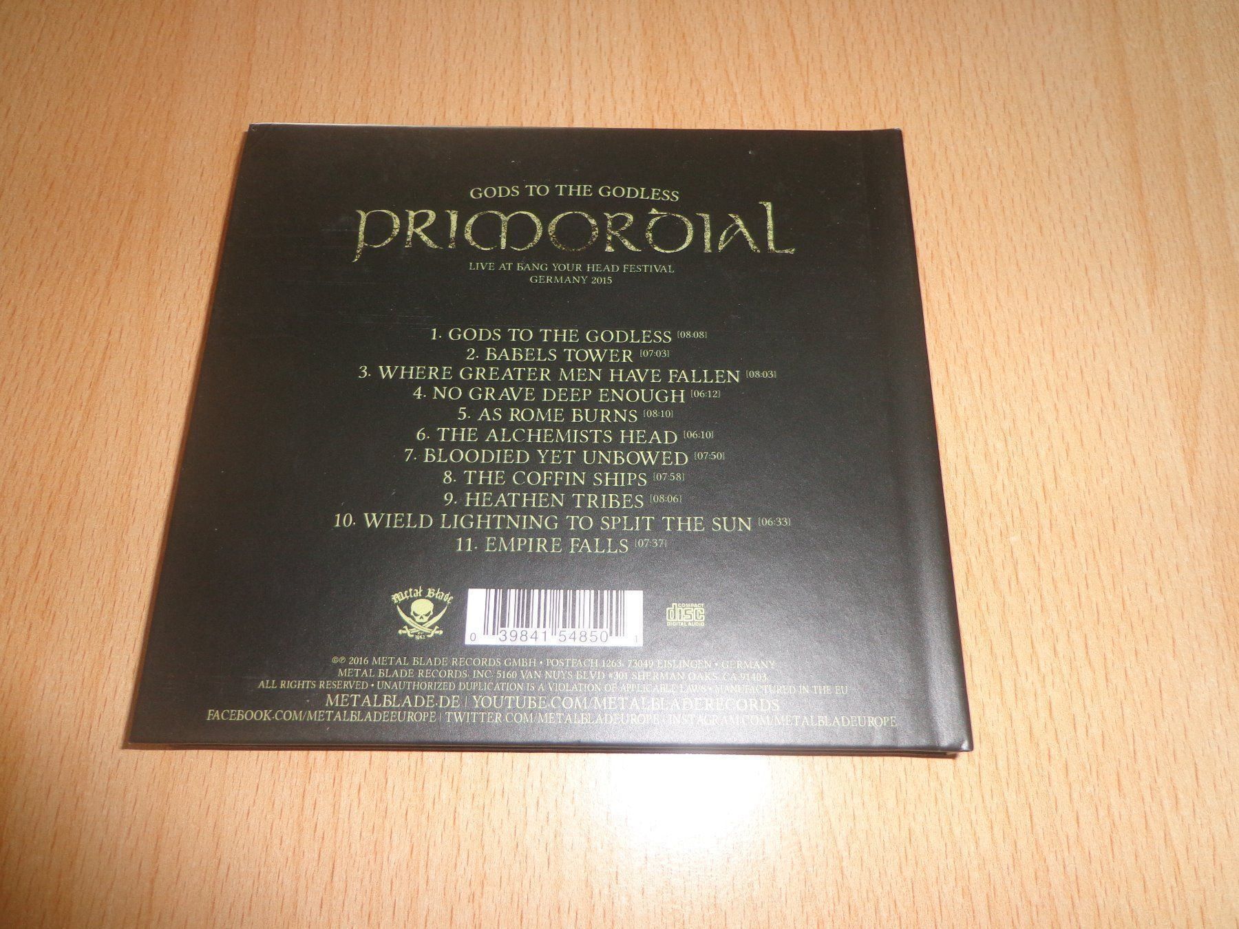 CD: Primordial-Gods To The Godless Digibook CD – Nuovo (secondo la descrizione) da Brienz BE venduto da INTERNALFIRE 1