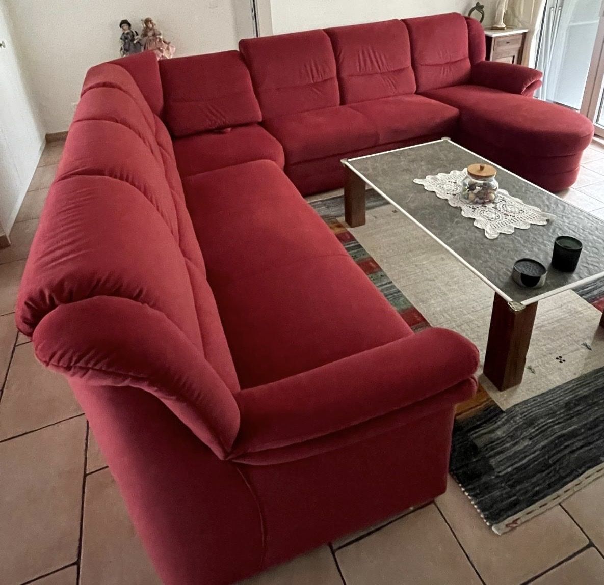 Sofas: Ecksofa bordeaux – Gebraucht aus Winterberg ZH von Marina_M88