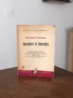 Livre ancien - Richard Strauss, anecdotes et souvenirs, 1951