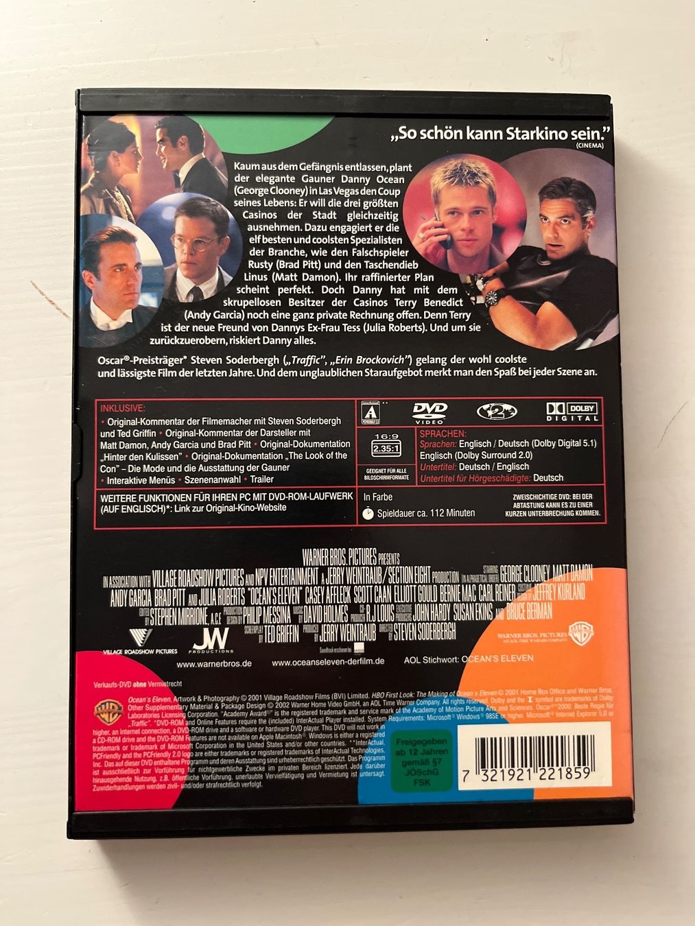 Tutti i DVDs: Ocean's Eleven (2001) DVD – Usato da Sierre venduto da black.box 1