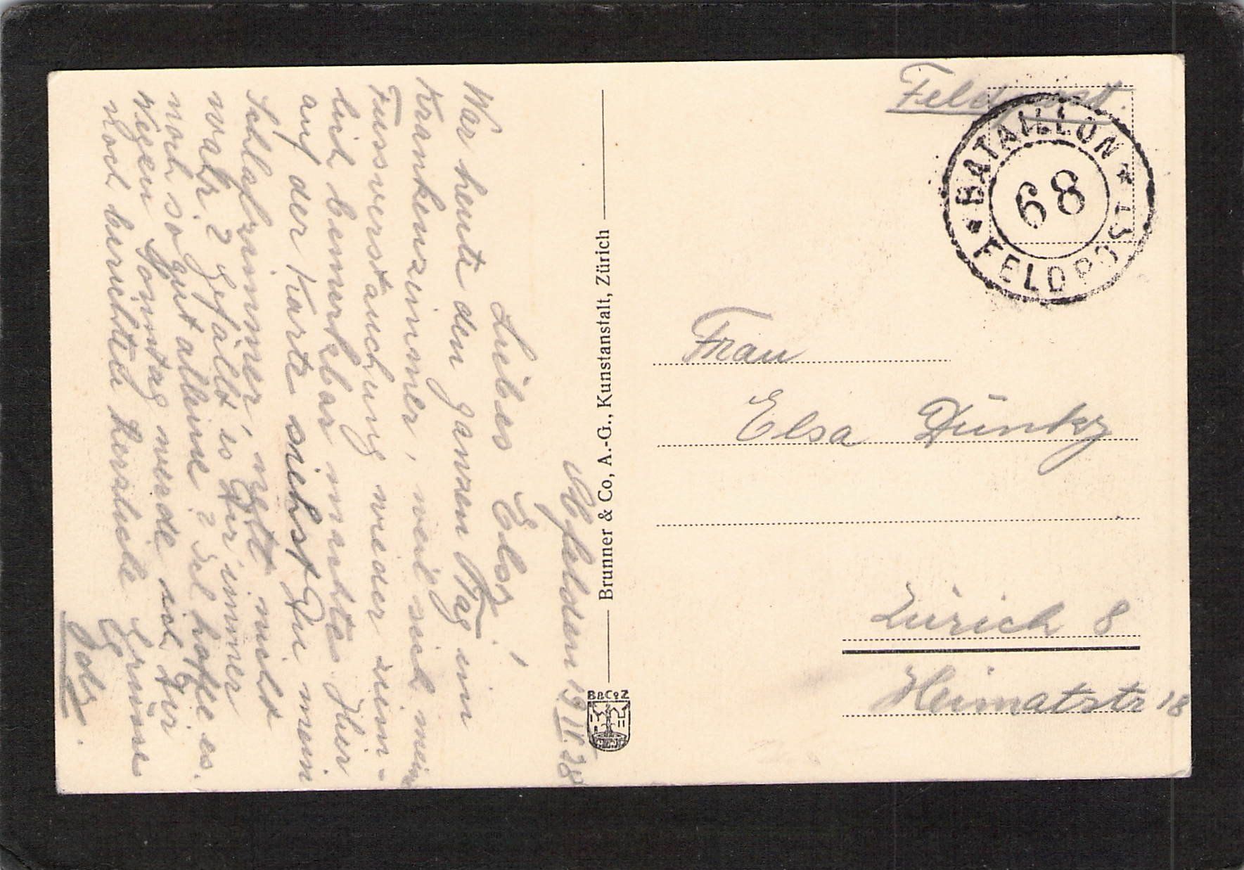 Ansichtskarten: Obfelden ZH , gel. 1928 mit Feldpost – Gebraucht aus Reichenburg von Pipo-67 1
