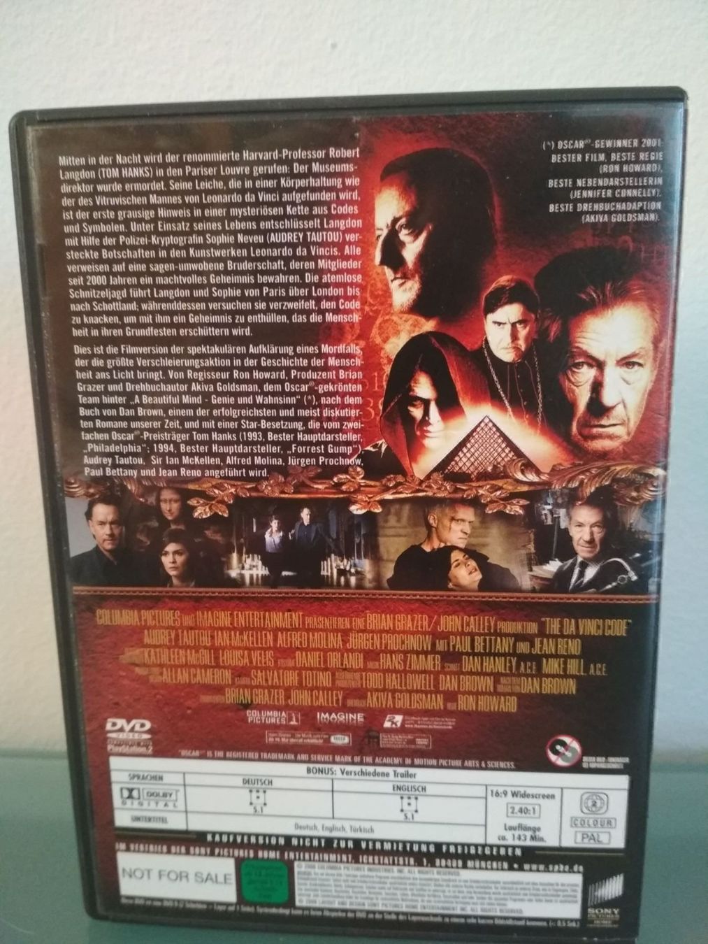 Tutti i DVDs: THE DA VINCI CODE - SAKRILEG – Usato da Bäch SZ venduto da Swissy46 1