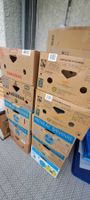 Bananenschachteln,  Umzugsboxen