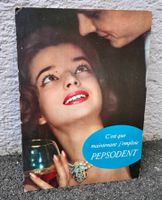 Vintage Pepsodent Werbeaufsteller 50/60er Jahre 34.6 x 25cm