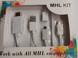 MHL Adapter 8pin 11pin MHL Kit microUSB zu HDMI
