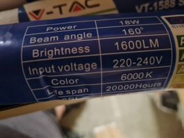 3 Stk. Led Ersatz Leuchtstoffröhre 120cm 1600lm 6000k