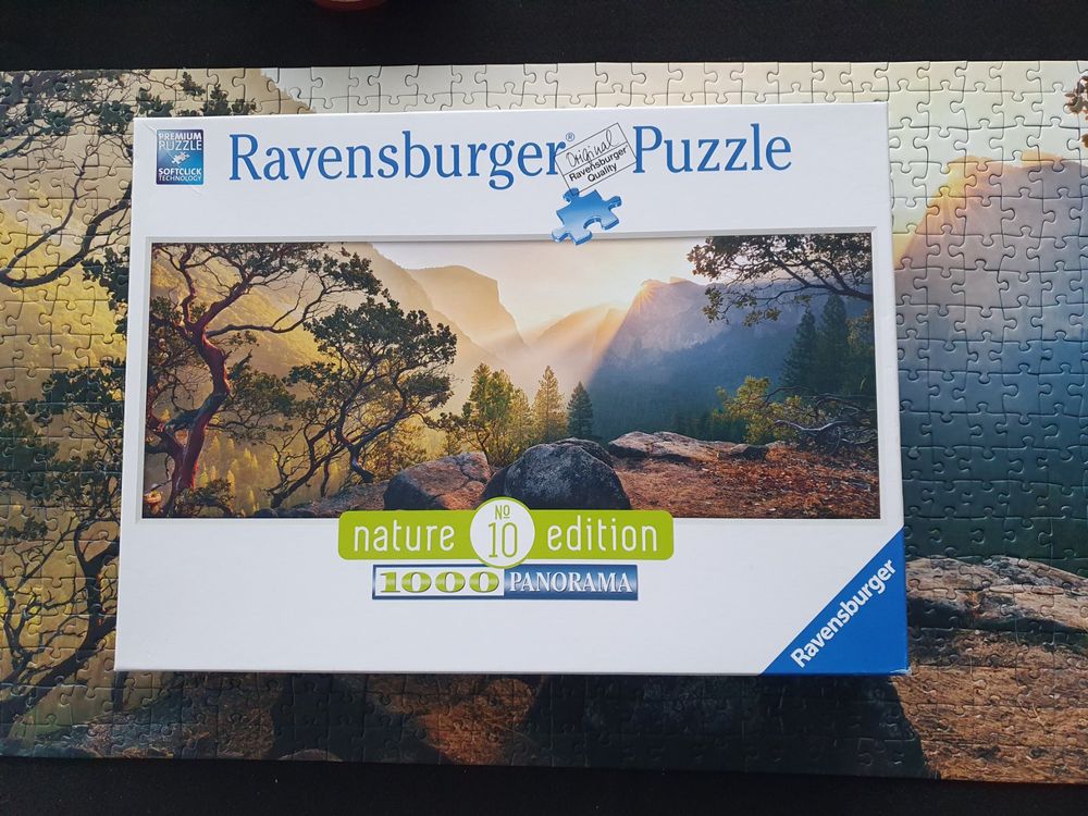 Ravensburger Puzzle 2D 1000 elementów: Park narodowy Yosemite, Stary design : Ravensburger