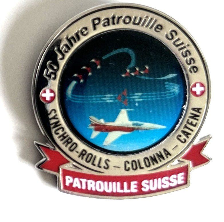 Schweizer Armee Placchette & Badge: Pin Schweizer Armee Patrouille Suisse Synchro Rolls – Usato da Kriens venduto da TSCH1
