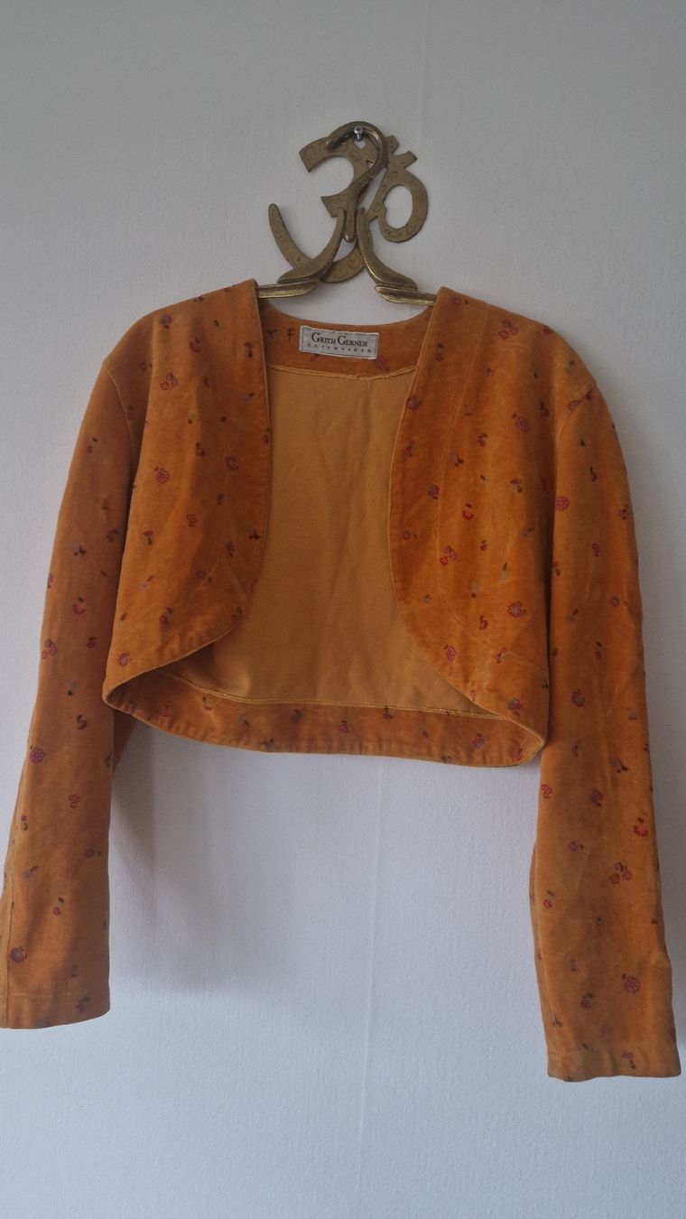 Boleros: Grith Gerner Bolero Orange Gemustert Groesse M – Neu (gemäss Beschreibung) aus Zürich von mis_2kxn 3