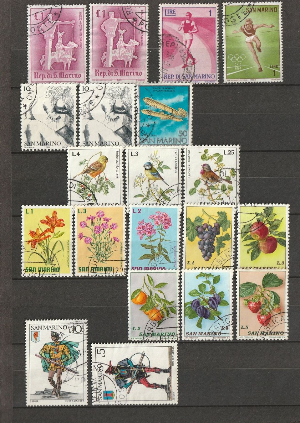 Alle Briefmarken: Alte Briefmarken - Vatikan / San Marino – Gebraucht aus Basel von chrisKB 1