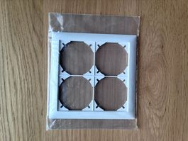 Abdeckrahmen 4-fach Feller Edizio weiss neu