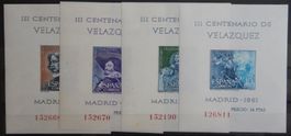 Spanien Block Kat. 15-18 ** 1961 Kat. 32 Euro