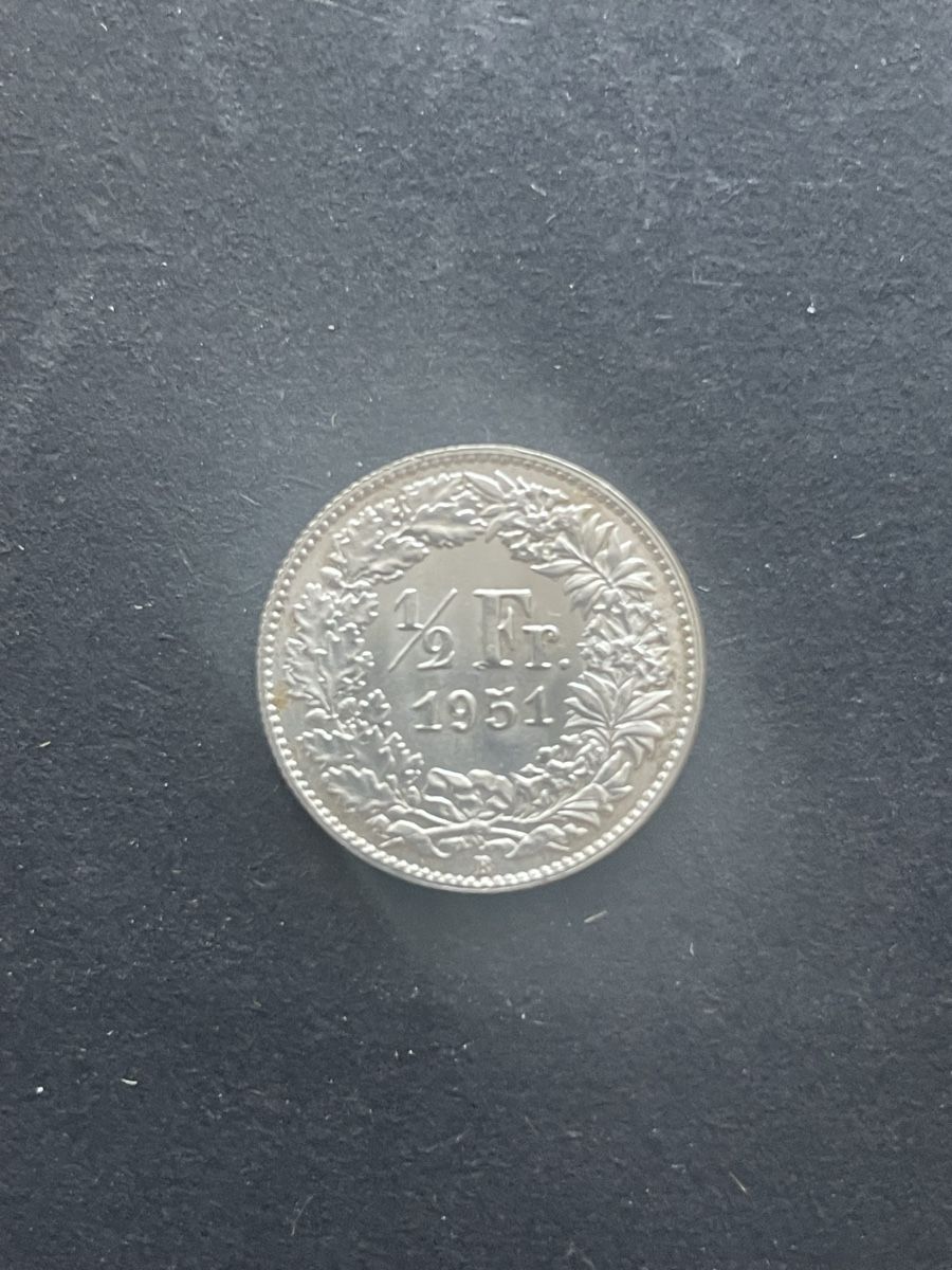 Tutti le monete: -.50 Silber CH Jahr 1951 – Usato da Meierskappel venduto da Hala03