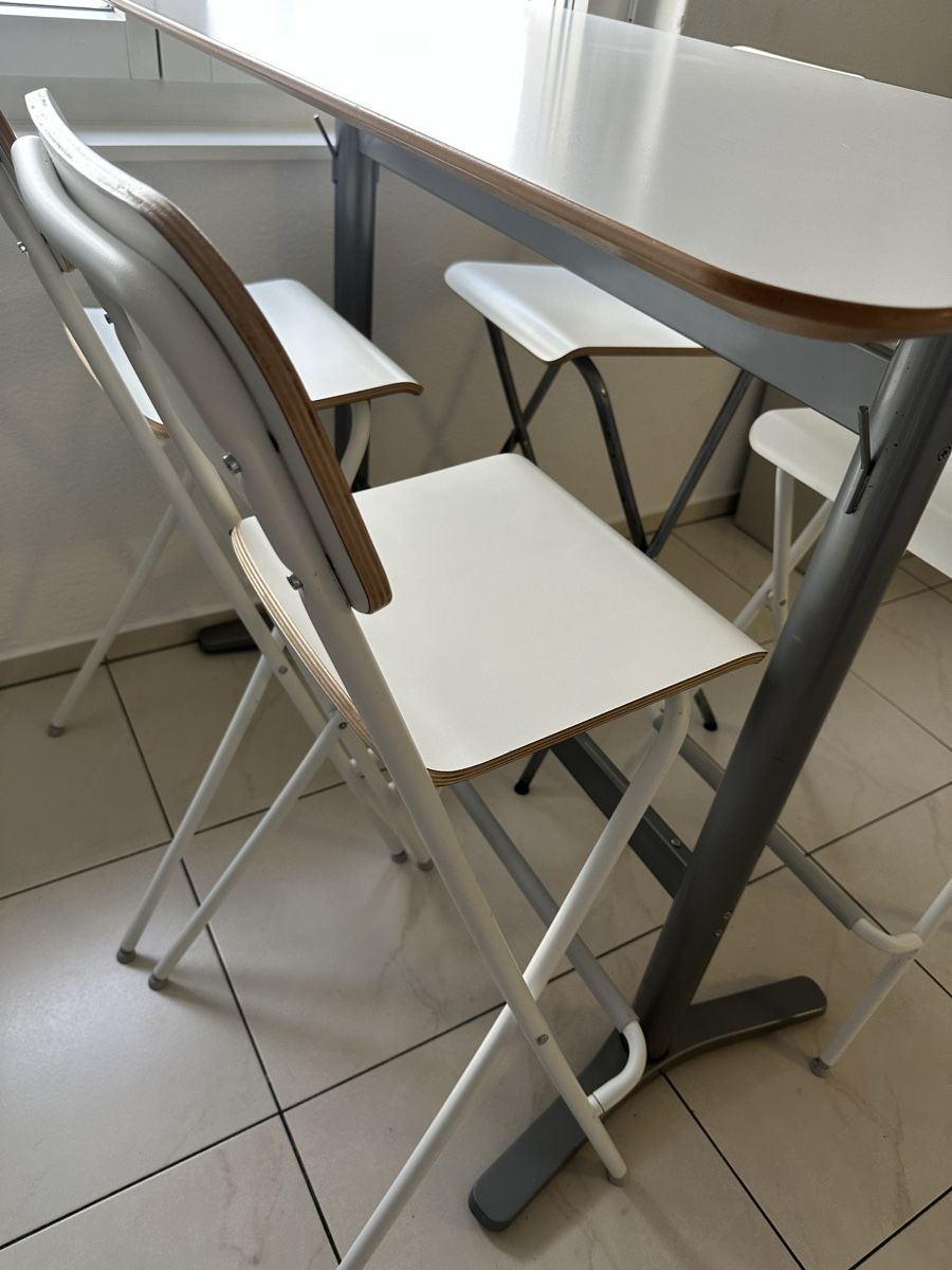 Ikea Set de table et chaises: Ikea Bar Tisch + 3 Bar Stühle ( oder 4 ) – D'occasion à Dielsdorf par CH_SHOPPING 7