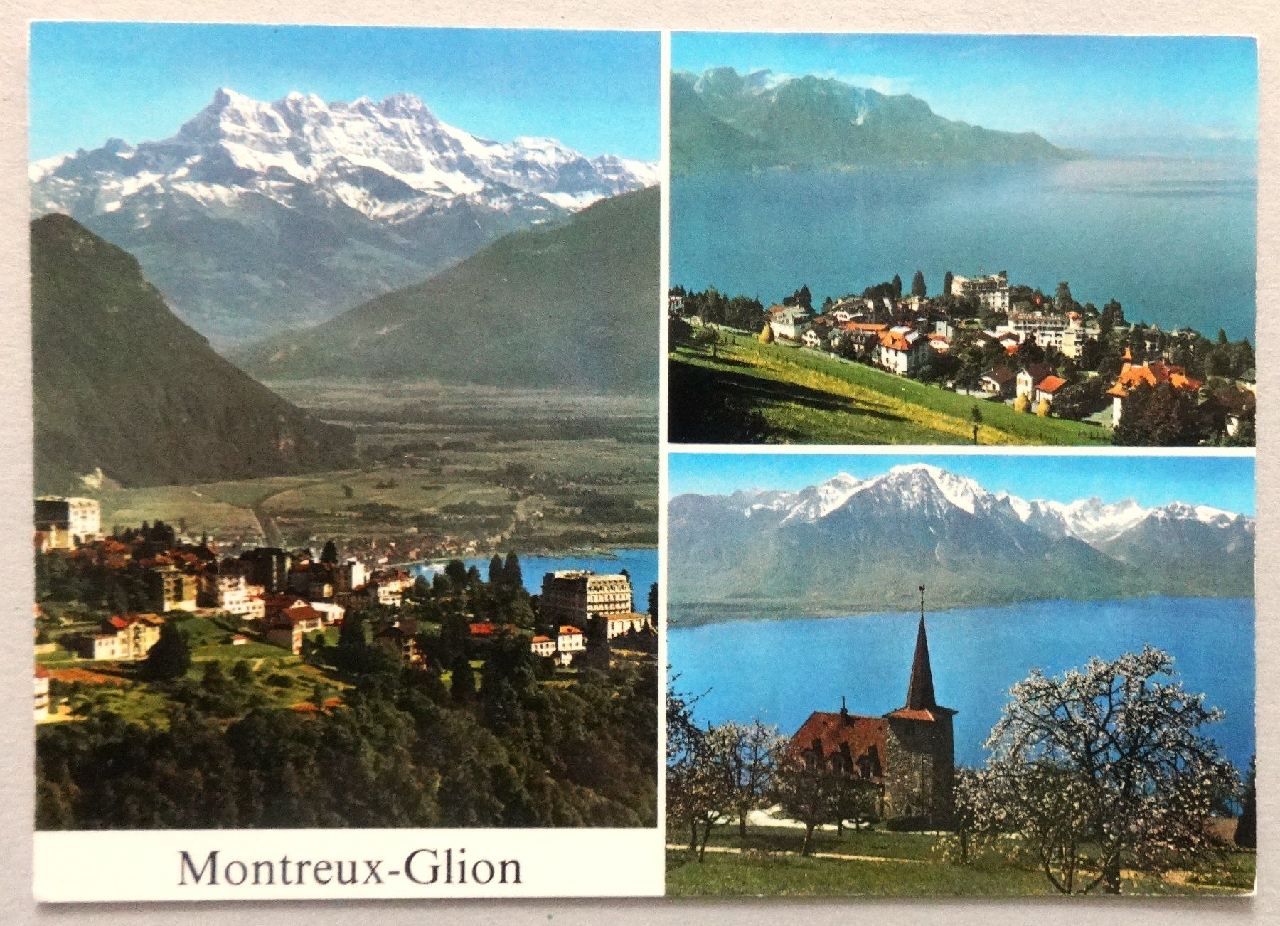Ansichtskarten: Montreux, Glion – Gebraucht aus Fétigny von Billy2miny