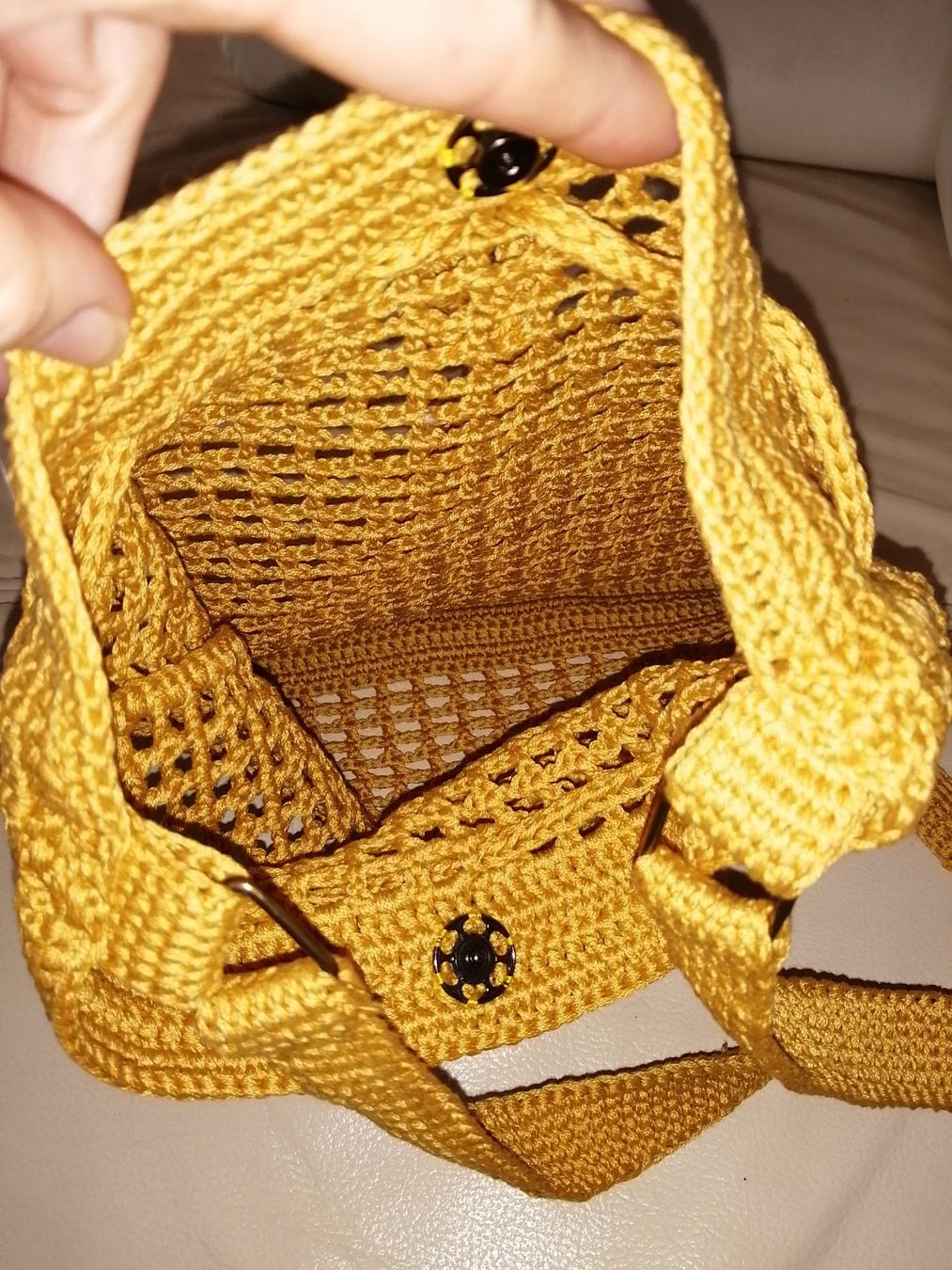 Sacs femmes: handgestrickte Umhängetasche 100%Baumwolle – Neuf (Voir description) à Buchrain par nat_pl5p 5