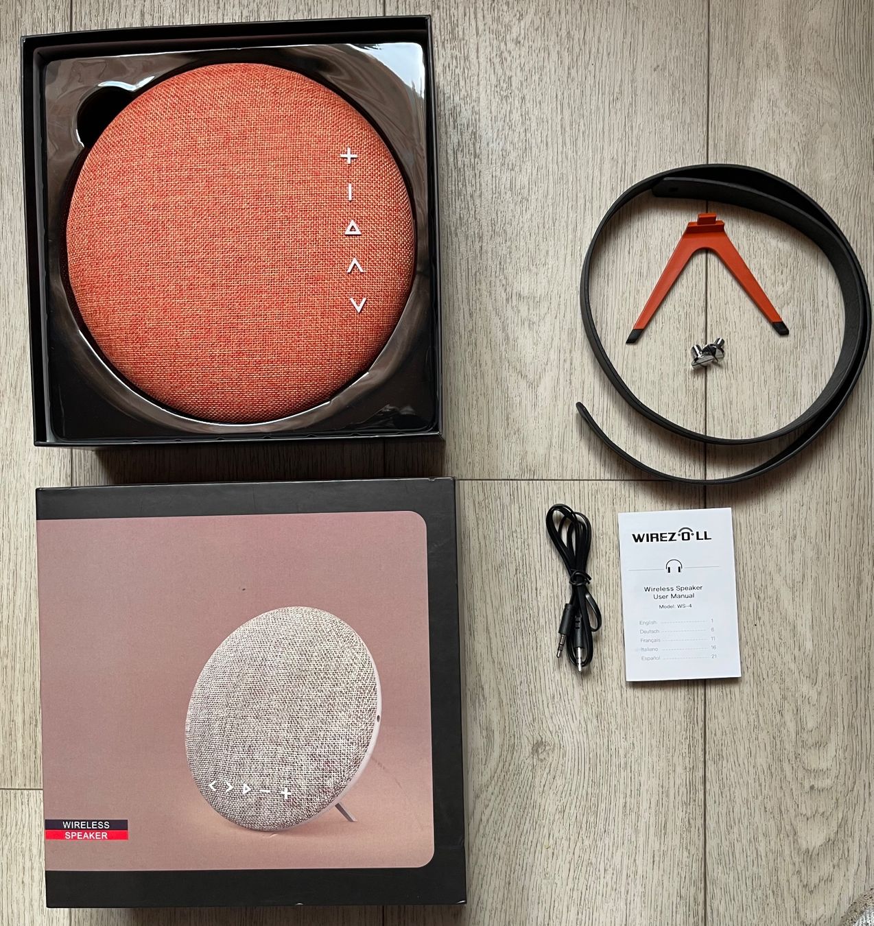 Casse acustiche: WirelessBluetooth Lautsprecher neuwertig, rot, /orange – Nuovo (secondo la descrizione) da Basel venduto da TOMFAN 1