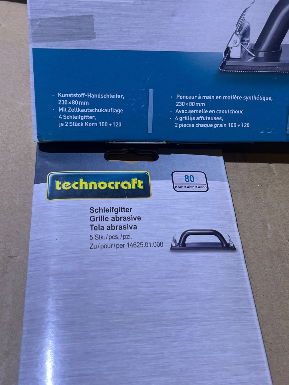 Tutti gli attrezzi: Technocraft Handschleifer Set 5-tlg. neu – Nuovo e nell'imballaggio originale da Tann venduto da Mad_less 1