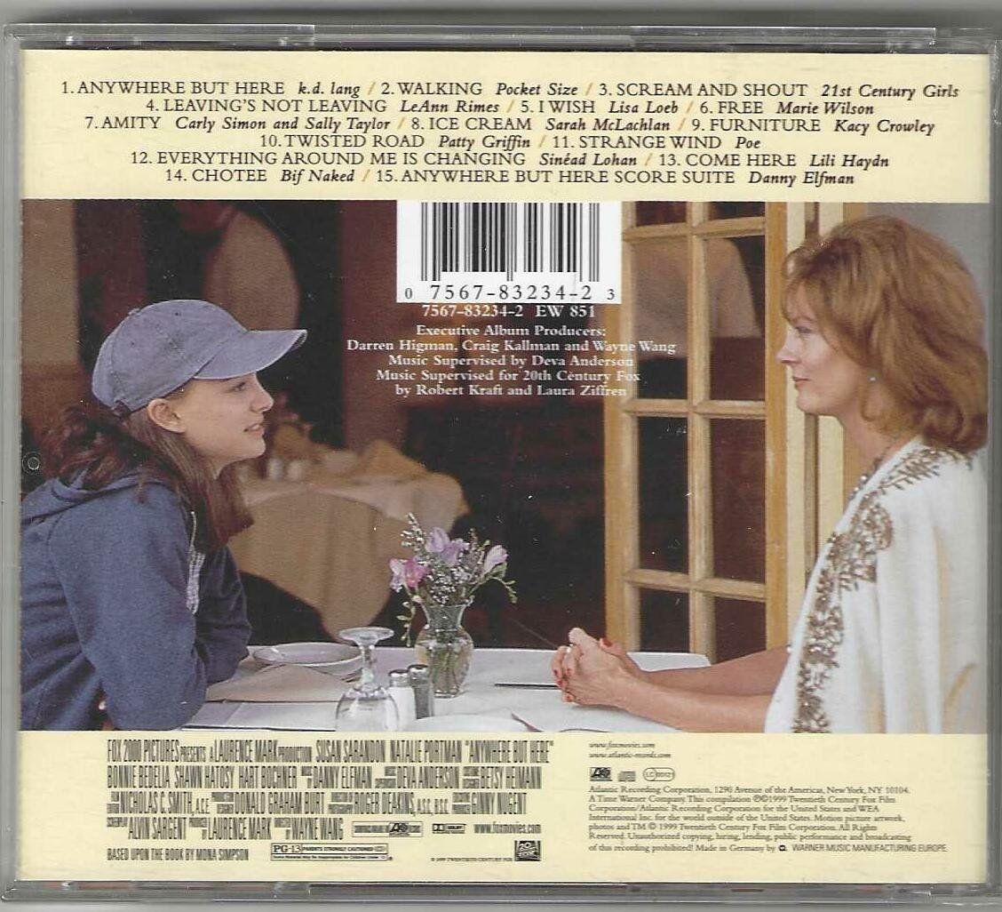 CDs: Danny Elfman & Various - Anywhere But Here – Gebraucht aus Genève von CDLPBookS 1