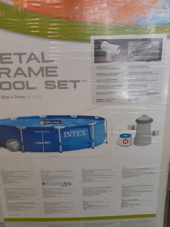 Pool intex kompl. + Heizmatten  neu und unbenutzt 3