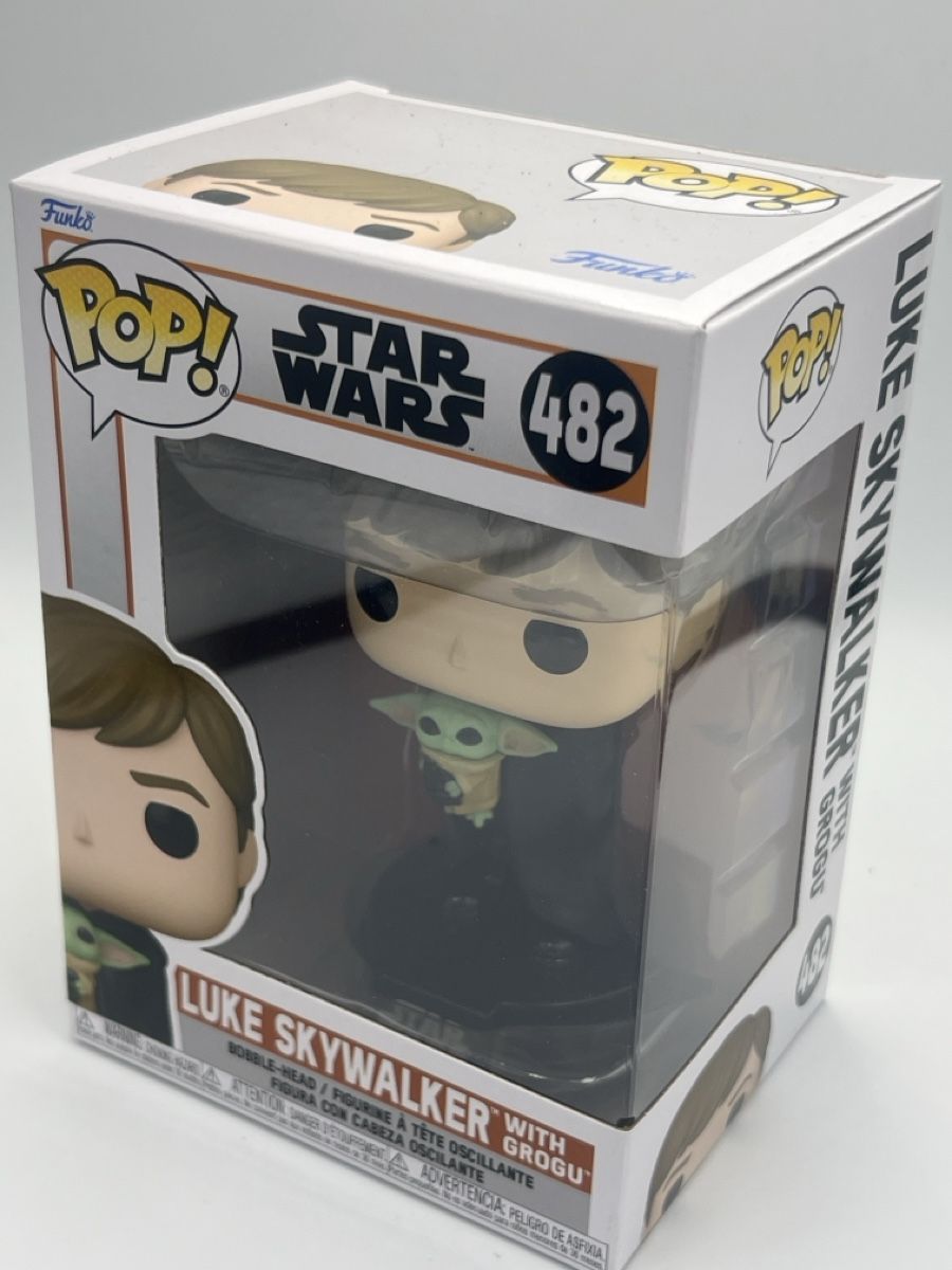 Funko Statuette: Funko Pop! Star Wars - Luke Skywalker with Grogu 482 – Nuovo e nell'imballaggio originale da Emmen venduto da VK-Retail