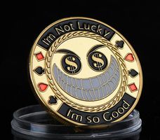 MÜNZE I'M NOT LUCKY I'M SO GOOD Pokercard Guard Coin Poker
