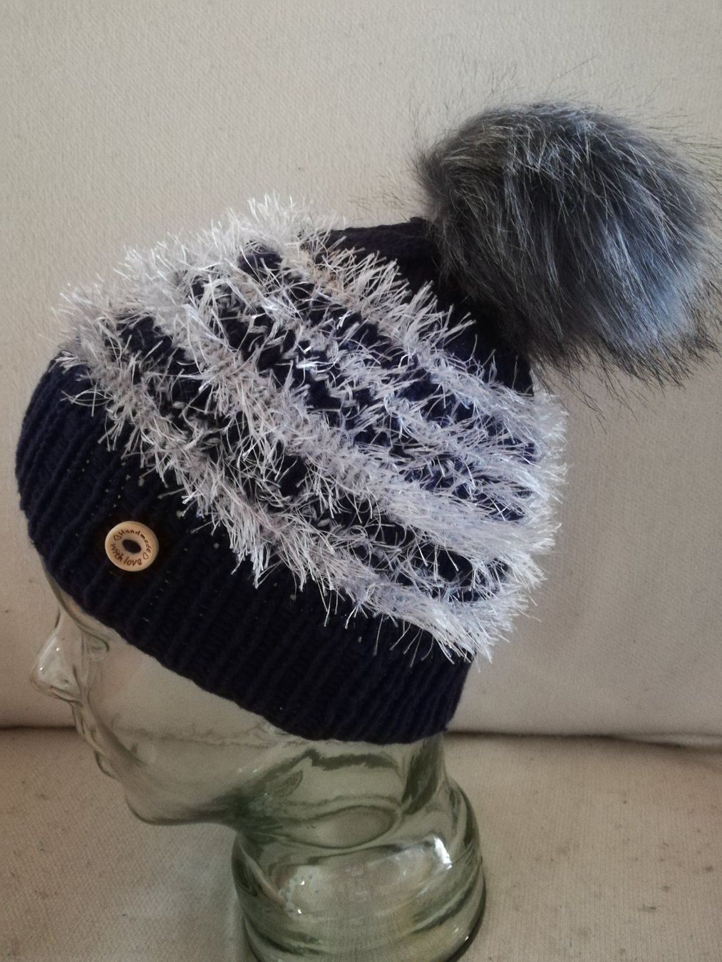 Sonstige Mädchenkleider: Mütze blau-silber – Neu und originalverpackt aus Rebstein von minou0041