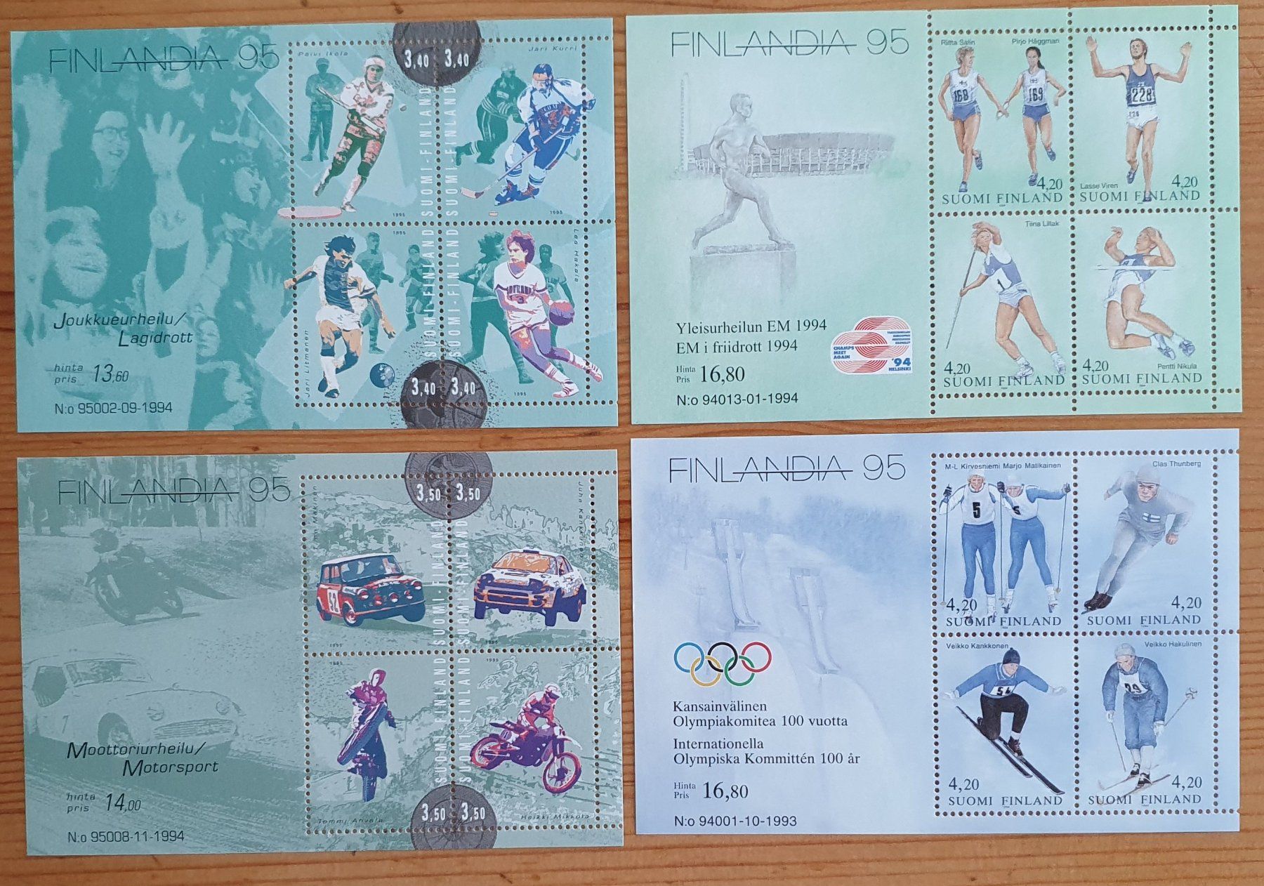 Tous les timbres: Finnland: 22 verschiedene Blöcke / postfrisch – Neuf (Voir description) à Dällikon par Minita 2