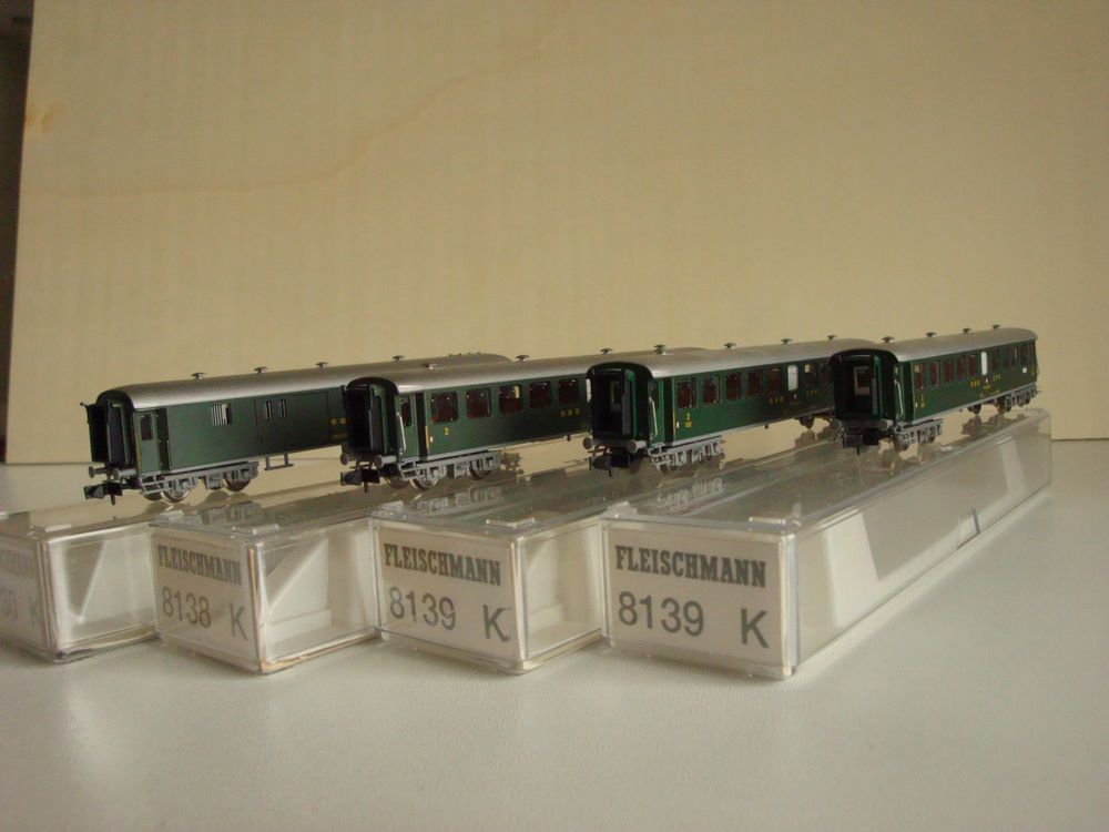 SBB Schnellzugwagen International, Fleischmann N (4er Set) | Kaufen Auf ...