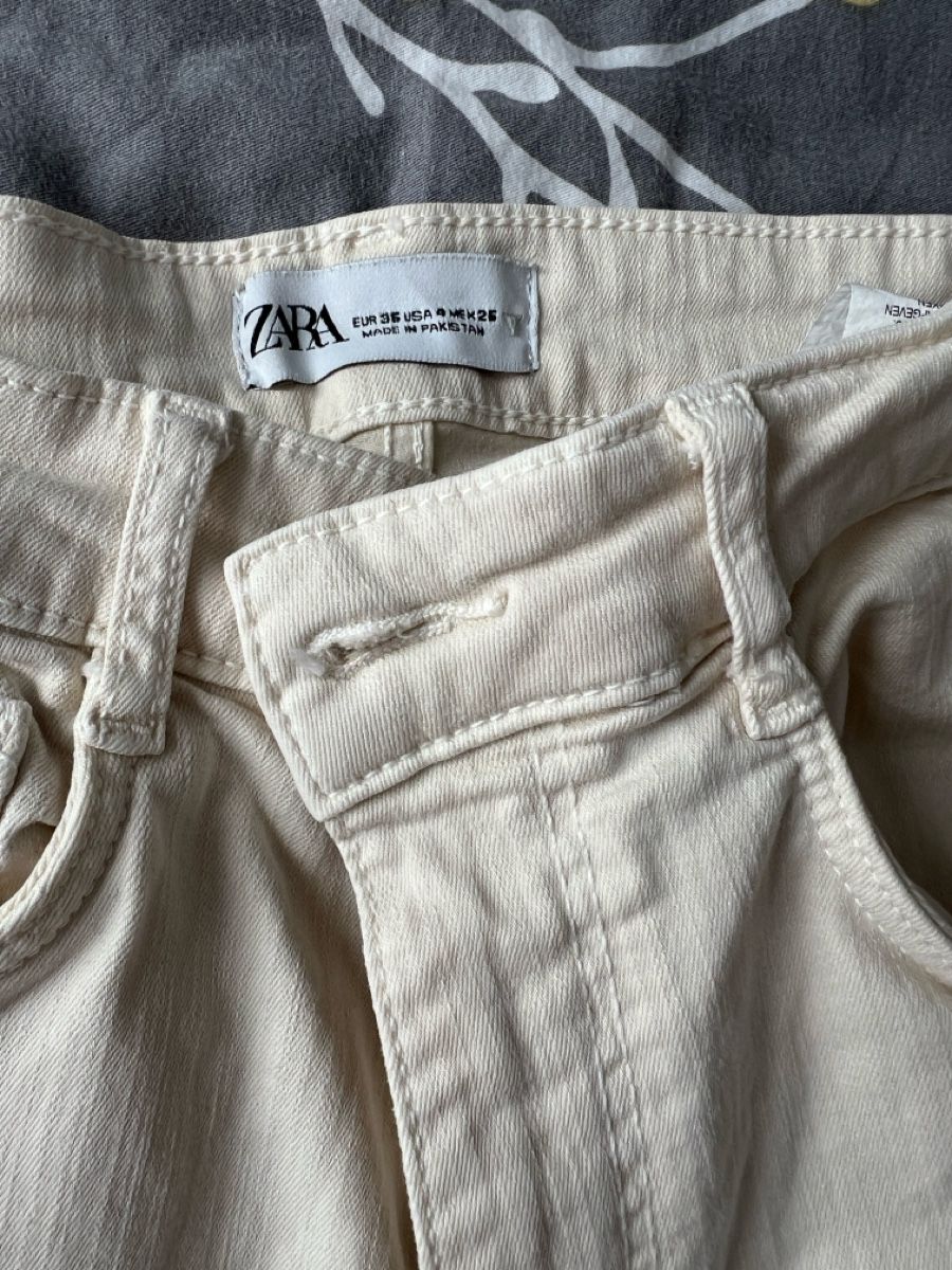 Pantaloni: Zara Hose Crème, Grösse 36 – Usato da Meggen venduto da mar_7r7m 3