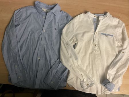 2 neue H&M Hemden Set, Gr. 140, für den Frühling/Sommer