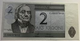 Estland 2 Krooni 2007 Neuwertig