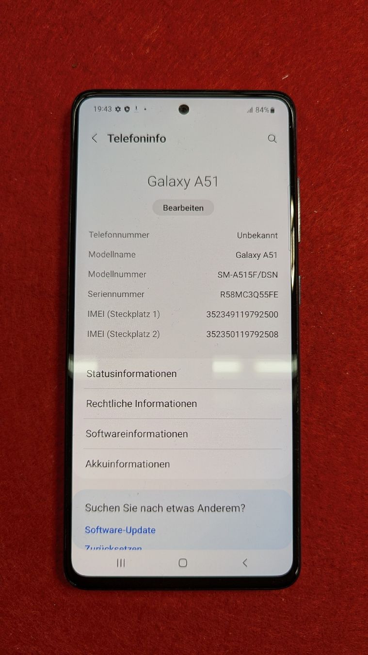 Samsung Telefoni cellulari / Smartphones: Samsung Galaxy A51 - Top Zustand! – Usato da Thun venduto da Refit-Zone 2