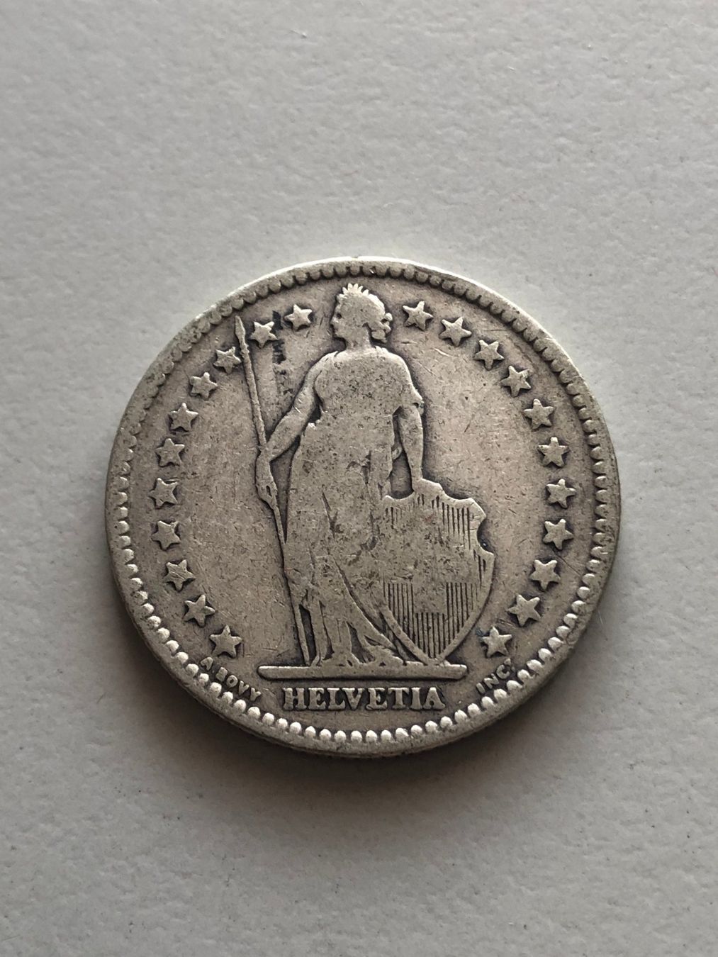 Alle Münzen: 2 Fr. 1879 – Gebraucht aus Schötz von Odpa 1