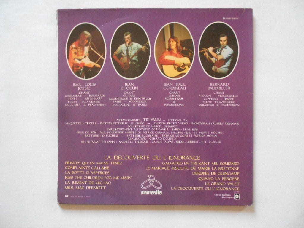 Schallplatten: TRI YANN  -  LA DECOUVERTE OU L' IGNORANCE – Gebraucht aus Bex von Giorgiob 1