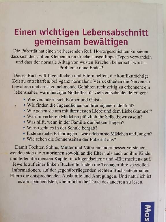 Livres: Bücher über Pubertät – D'occasion à bern par jeannie2006 3