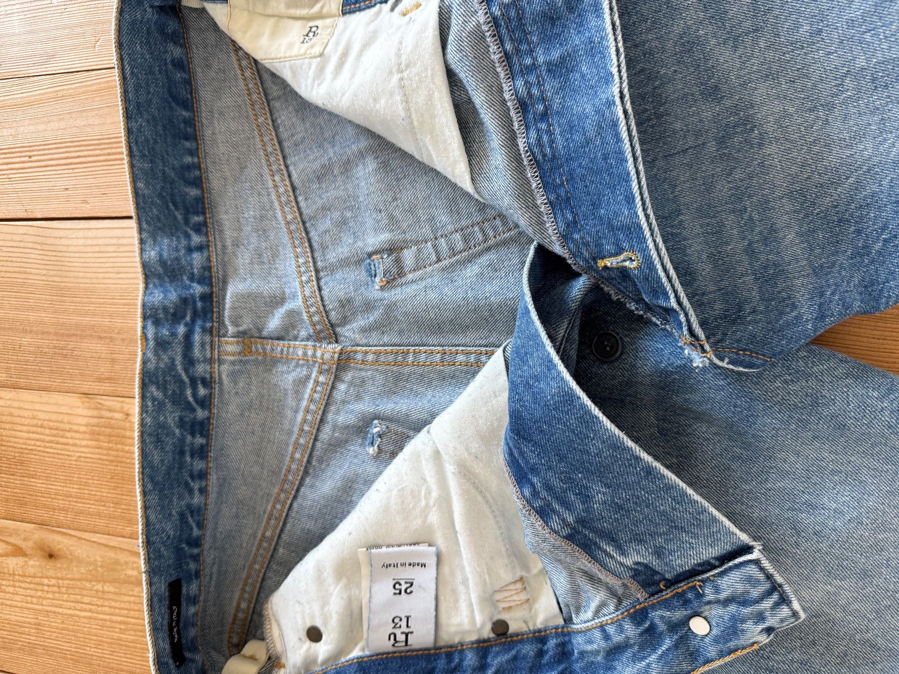 Jeans: R13 Crossover Jeans, Jasper, Grösse 25 – Gebraucht aus Luzern von Mamutpe 1