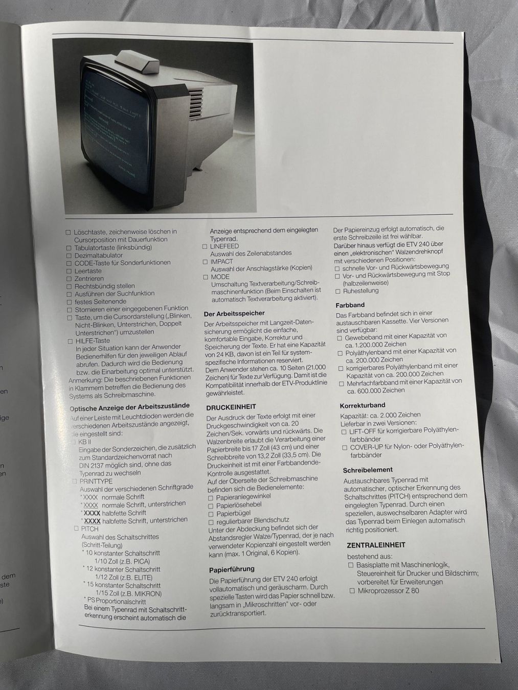 Schreibmaschinen: Olivetti Schreibmaschine – Gebraucht aus Aesch ZH von 19fish58blue 6