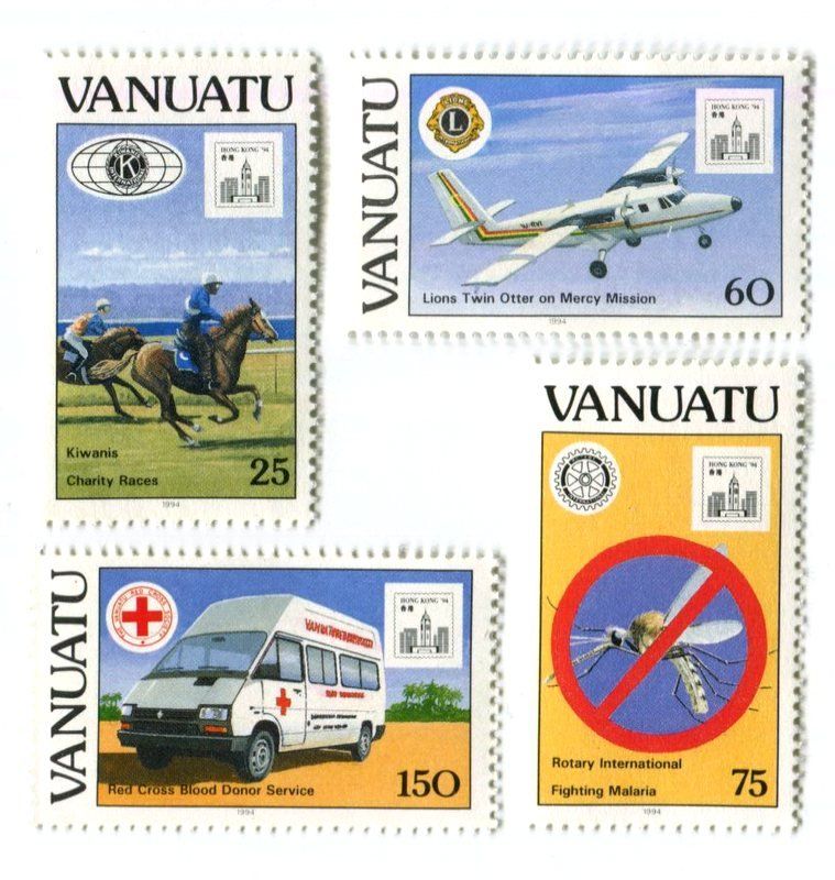 Tutti i francobolli: Briefmarken "Rotes Kreuz. Blutspende". Vanuatu – Nuovo e nell'imballaggio originale da Basel venduto da Butsch5