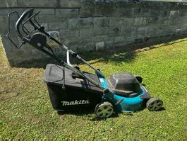 Makita Rasenmäher elektrisch gebraucht mit Fangkorb