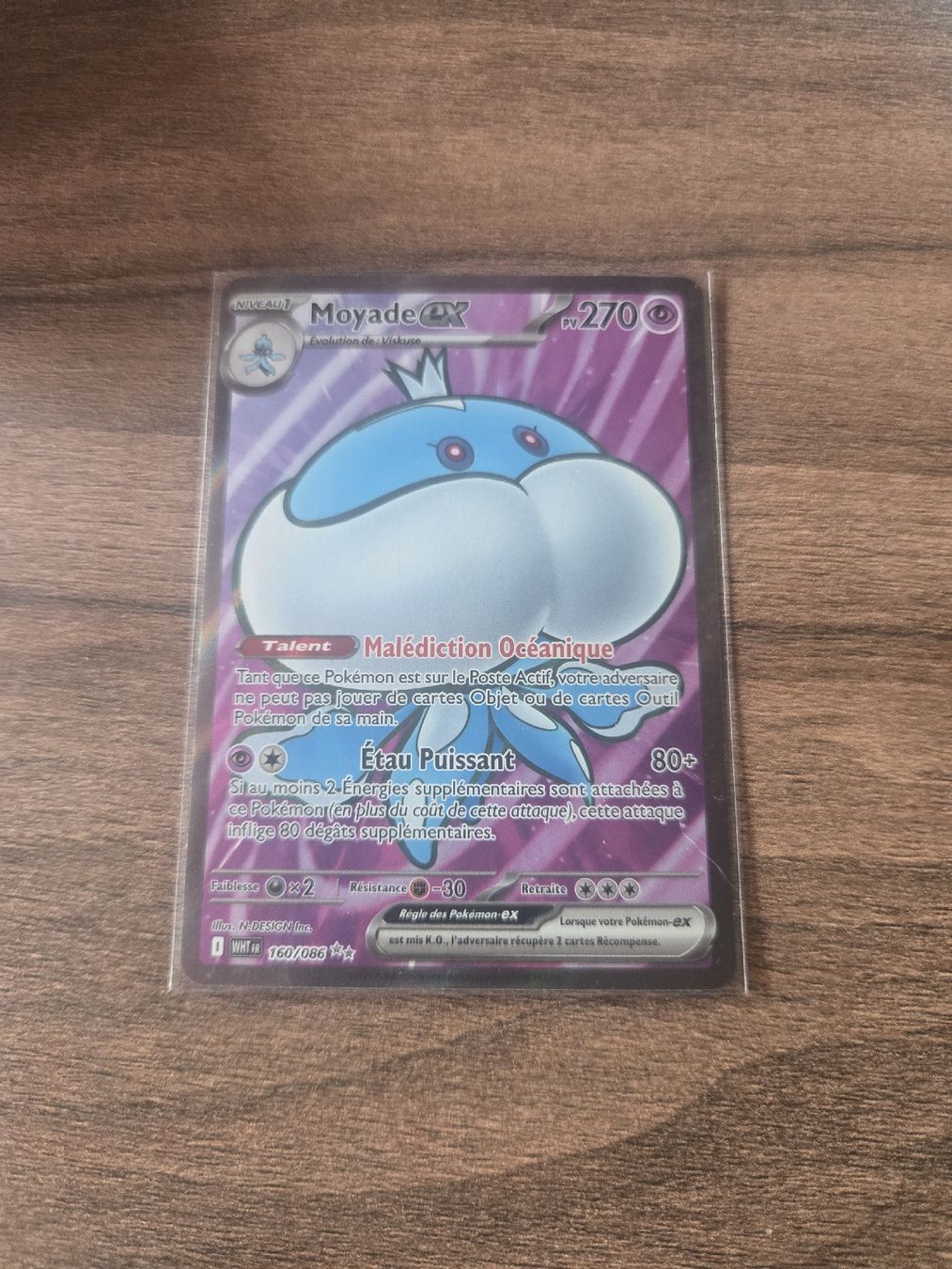 Pokémon Carte collezionabili: Flamme Blanche Moyade EX 160/086 – Nuovo (secondo la descrizione) da Rossinière venduto da seb_68fd