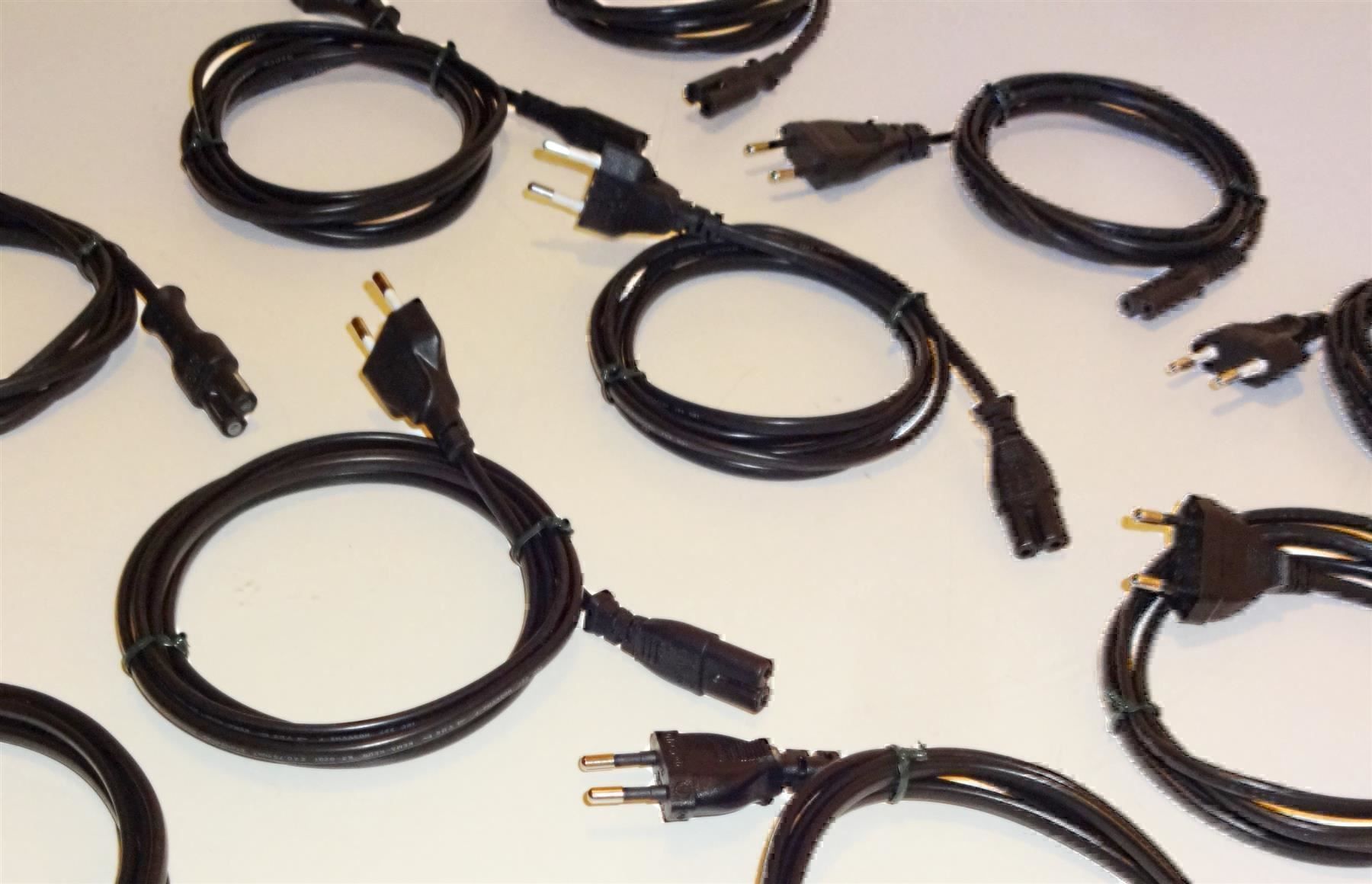 Kabel: Netzkabel 1,5 m C7-T26 - 10 Stück - – Gebraucht aus St. Gallen von WWL 1
