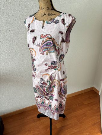 Gerry Weber Kleid 40 Rosa gemustert Gefüttert